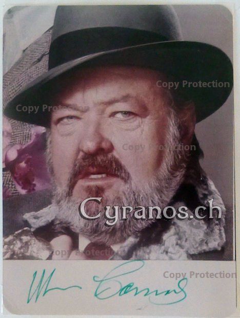 Autografi: William Conrad (1920-1994) Schauspieler - Autogramm – Usato da Dietikon venduto da immortal-stars