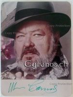 William Conrad (1920-1994) Schauspieler - Autogramm