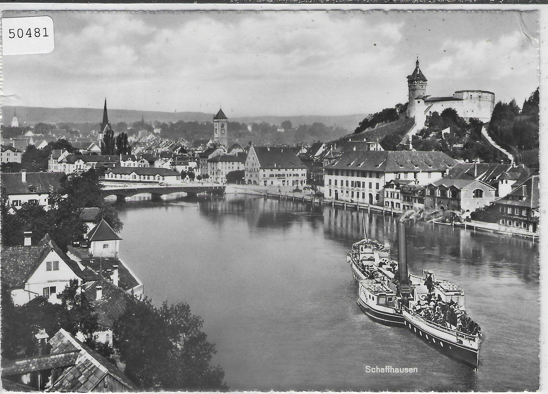 Cartoline postali: Schaffhausen - Dampfer – Usato da Ettingen venduto da Kartenplanet