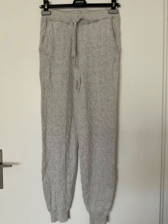 Strickhose 100% Premium Kaschmir Gr XS Zopfmuster C&A