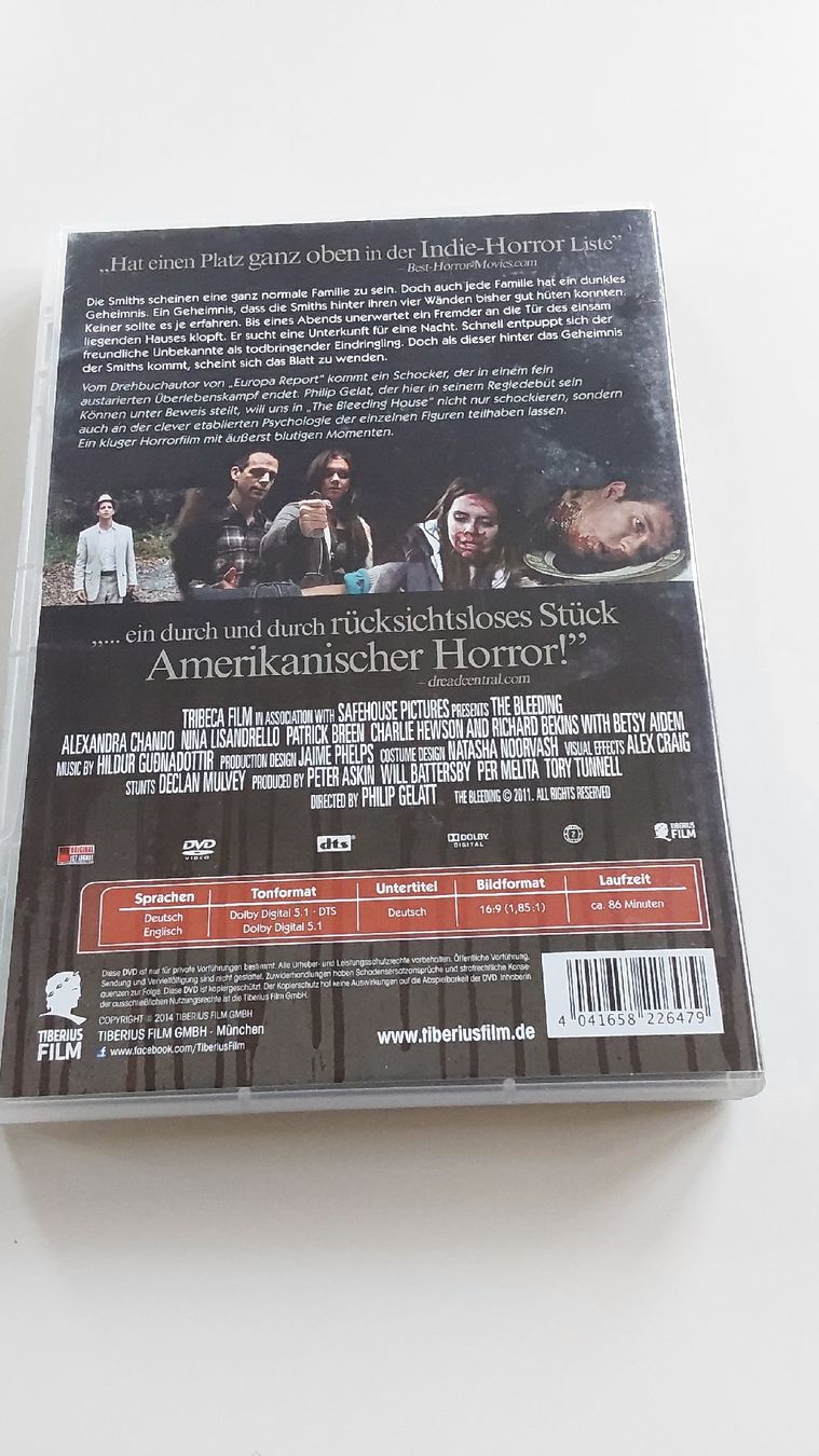 Tutti i DVDs: The Bleeding House - DVD Horror uncut Edition  – Usato da Worb venduto da niklas2001 1