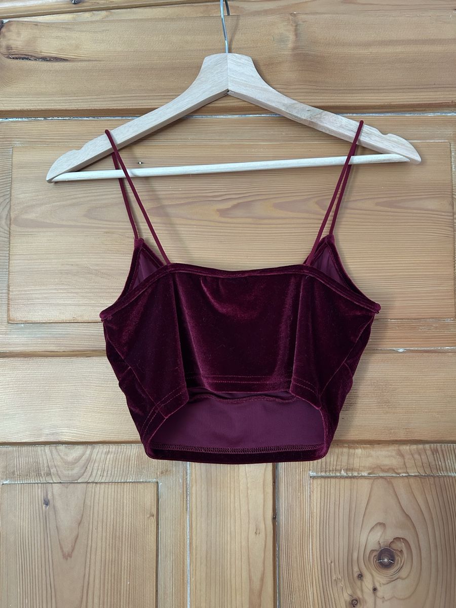 Shein Top: Shein Samt Top, rot, Grösse S – Usato da Frauenfeld venduto da jae_vs6j 1