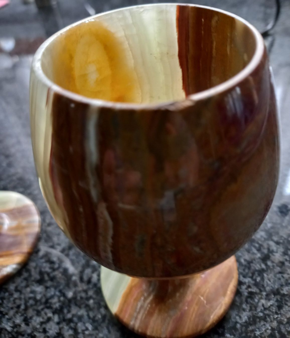 Gläser: 6 Pokale, Kelchen aus Onyx – Neu (gemäss Beschreibung) aus Solothurn von sweyla21 3