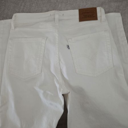 Levi's 721 High Rise Skinny Jeans White Size 29 