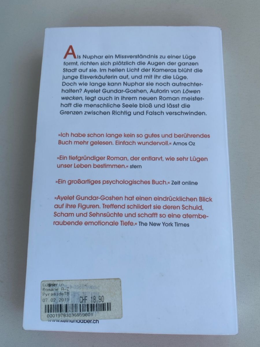 Libri: Ayelet Gundar-Goshen Lügneri – Usato da Schmerikon venduto da tam_k9vb 1