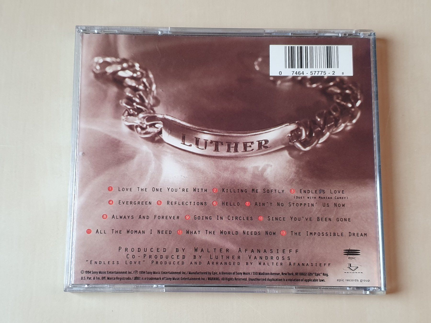 CDs: Luther Vandross Songs – Gebraucht aus Stansstad von collectorsshop 1