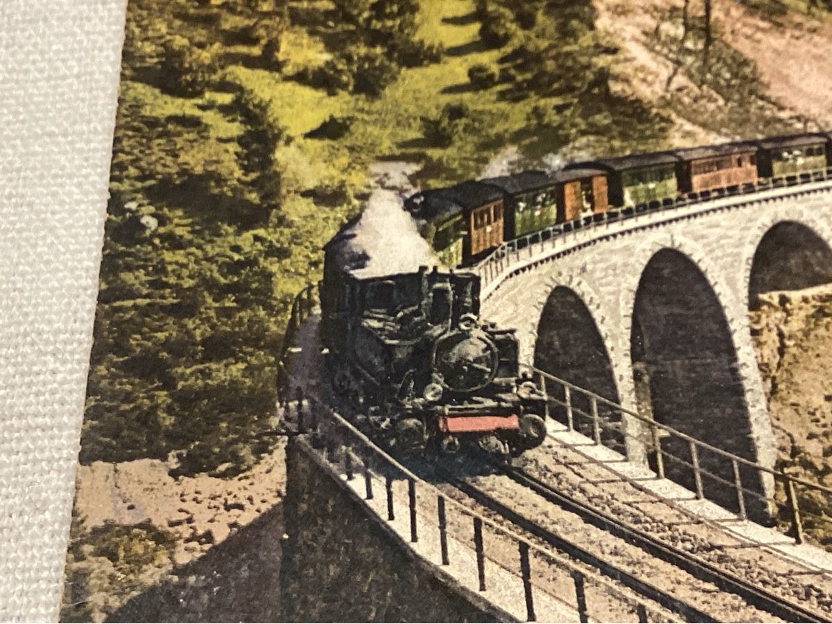 Cartoline postali: Albulabahn à vapeur petits défauts – Difettoso da Luc (Ayent) venduto da Rebouille 1