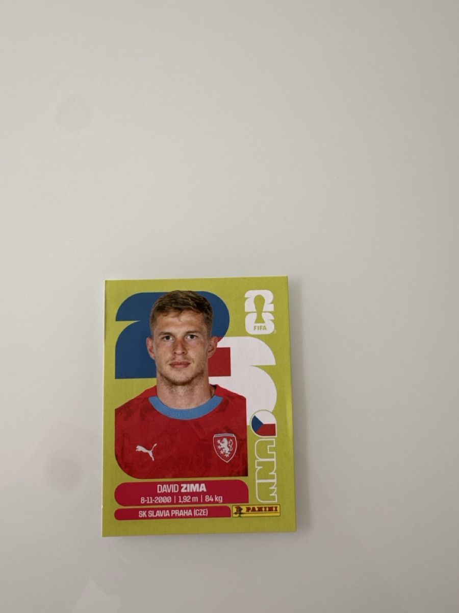 Panini Carte collezionabili: Panini 2026 David Zima CZE8 – Nuovo (secondo la descrizione) da Bern venduto da akl_sy9s