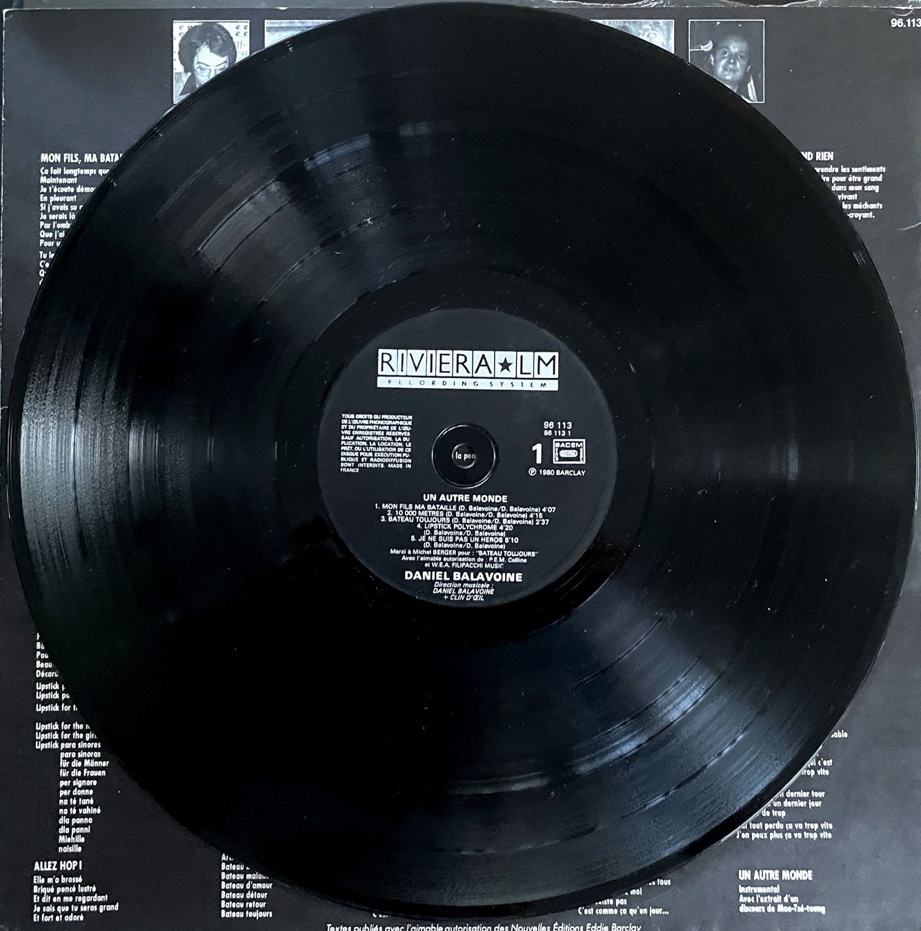 Dischi in vinile: Daniel Balavoine 4 LP's - Parfait état – Usato da Savagnier venduto da Ne2065 5