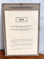 Jahreskalender 1940 der „Winterthur Vers. Gesellschaft" AXA