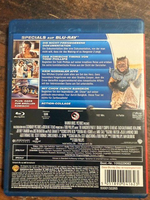 Tutti i DVDs: HANGOVER 2 – Usato da Wollerau venduto da NERO7000 1