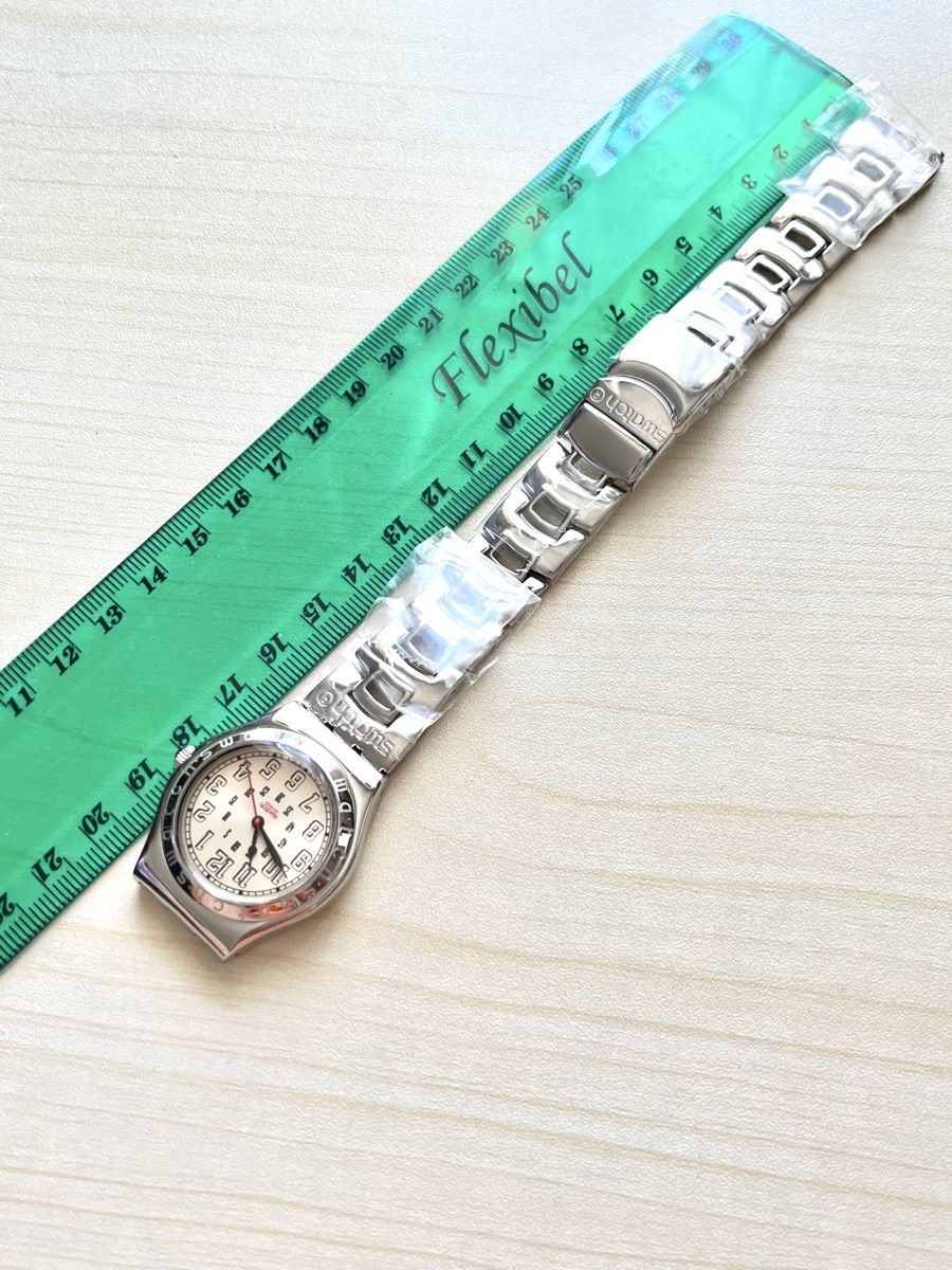 Swatch Orologi: Swatch Armbanduhr Edelstahl mit Datum  – Usato da Grenchen venduto da chththl 4
