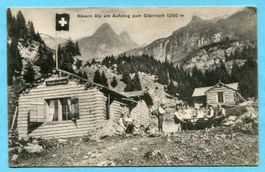 Käsern Alp am Aufstieg zum Glärnisch 1917