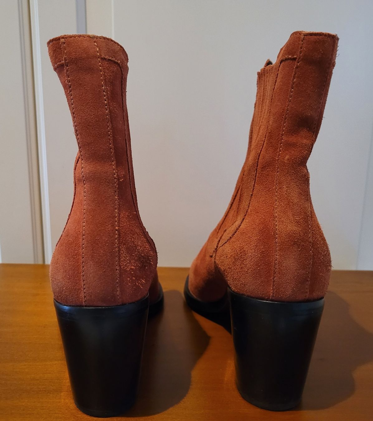 Scarpe da donna: BRONX Stiefeletten Gr. 40 Orange / Rostrot – Usato da Kappelen venduto da Betonchic 2