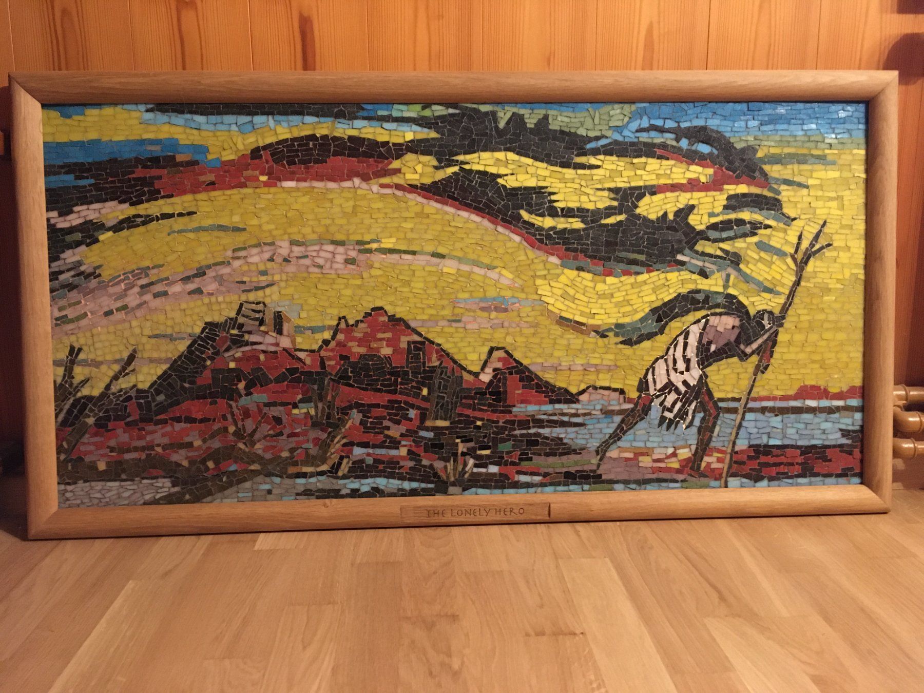 Dipinti: Einzigartiges Mosaik "The Lonely Hero" – Usato da Berneck venduto da danilo5561
