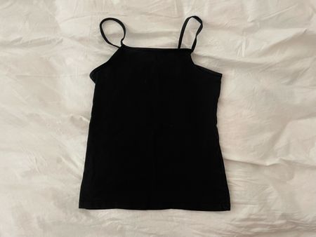 Kinder Tanktop, schwarz in Grösse 134/140