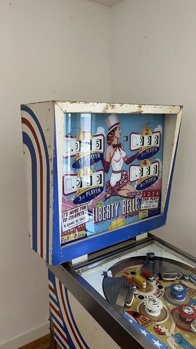 Flipper: Flipper Gottlieb Liberty Belle 1962 – Usato da Zürich venduto da mac1963mac 8
