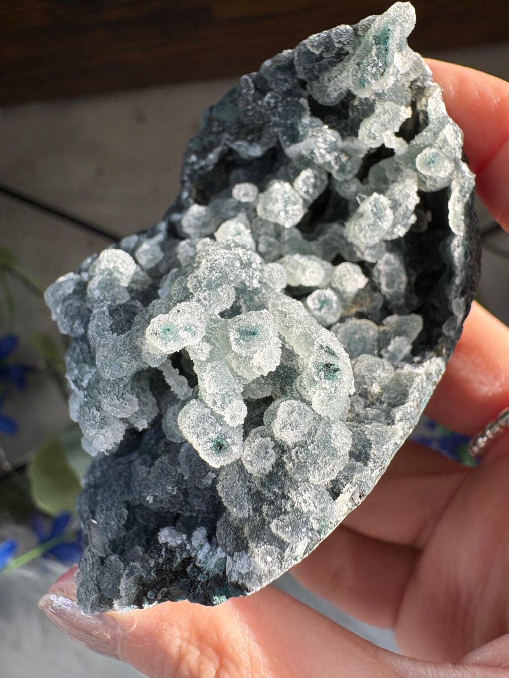 Minerali & Pietre curative: Grüner Chalcedon-Stalaktit – Nuovo (secondo la descrizione) da Neuheim venduto da m.hald 2