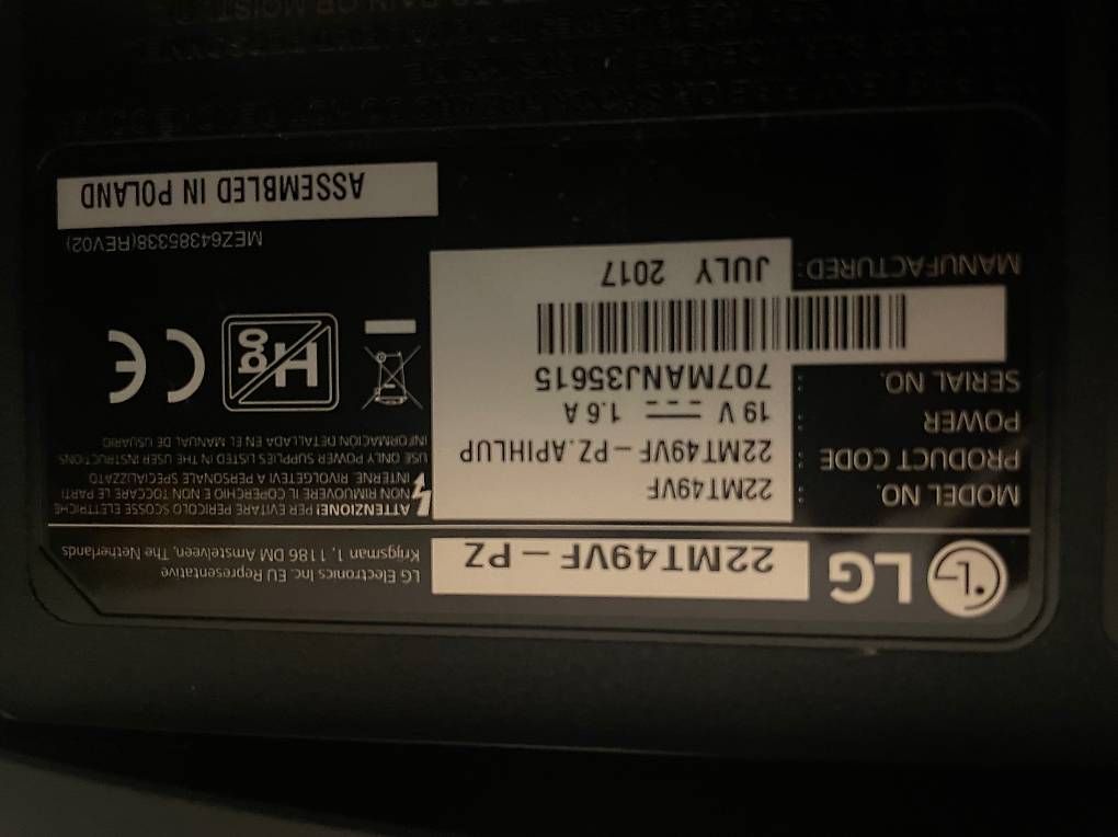 Monitor: LG 22MT49VF - 22''  – Usato da Mendrisio venduto da mar_ws8b 2