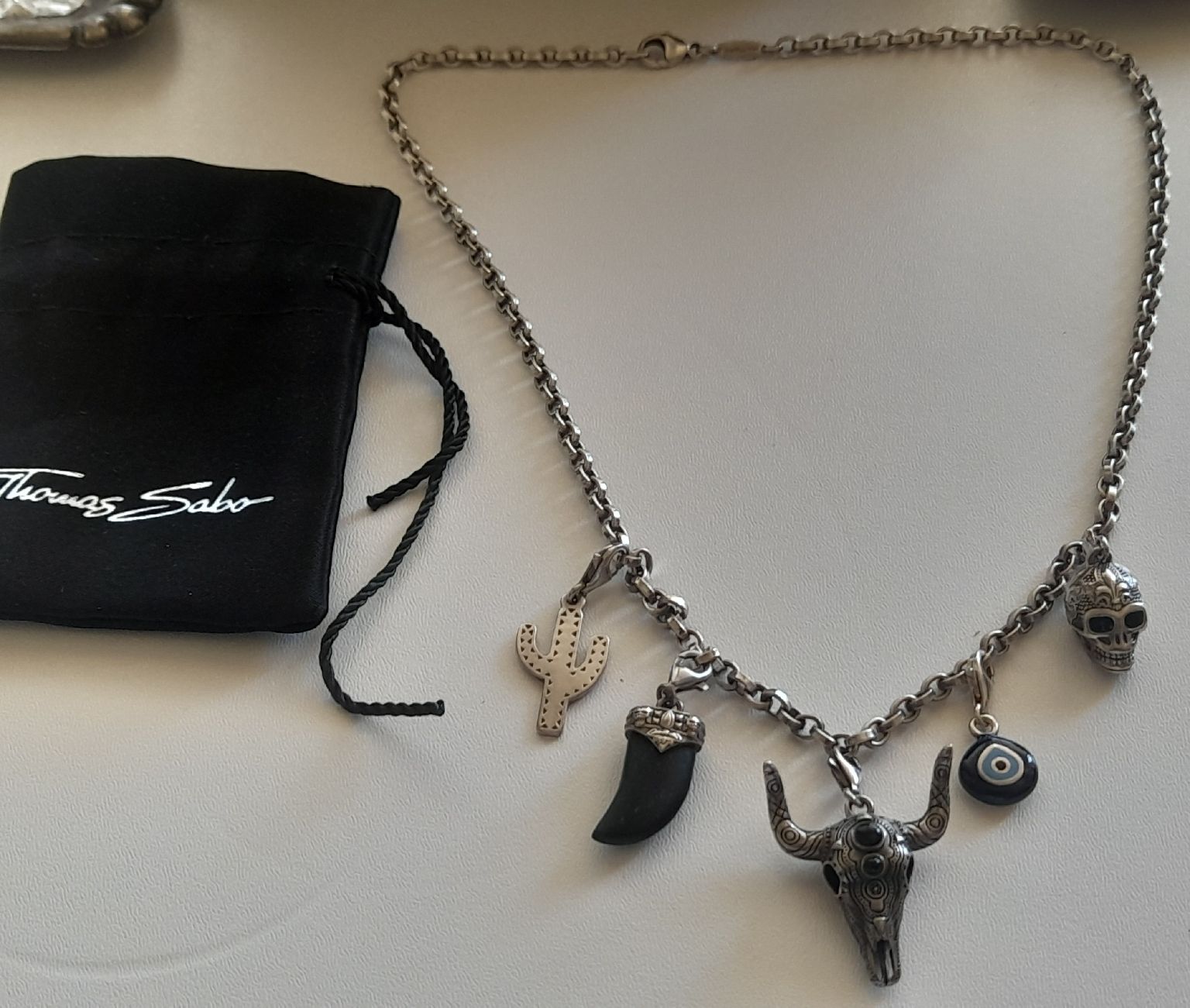 Thomas Sabo Catenine: Magnifique collier Thomas Sabo en argent 925. – Usato da Lausanne venduto da Glam-Luxe 1