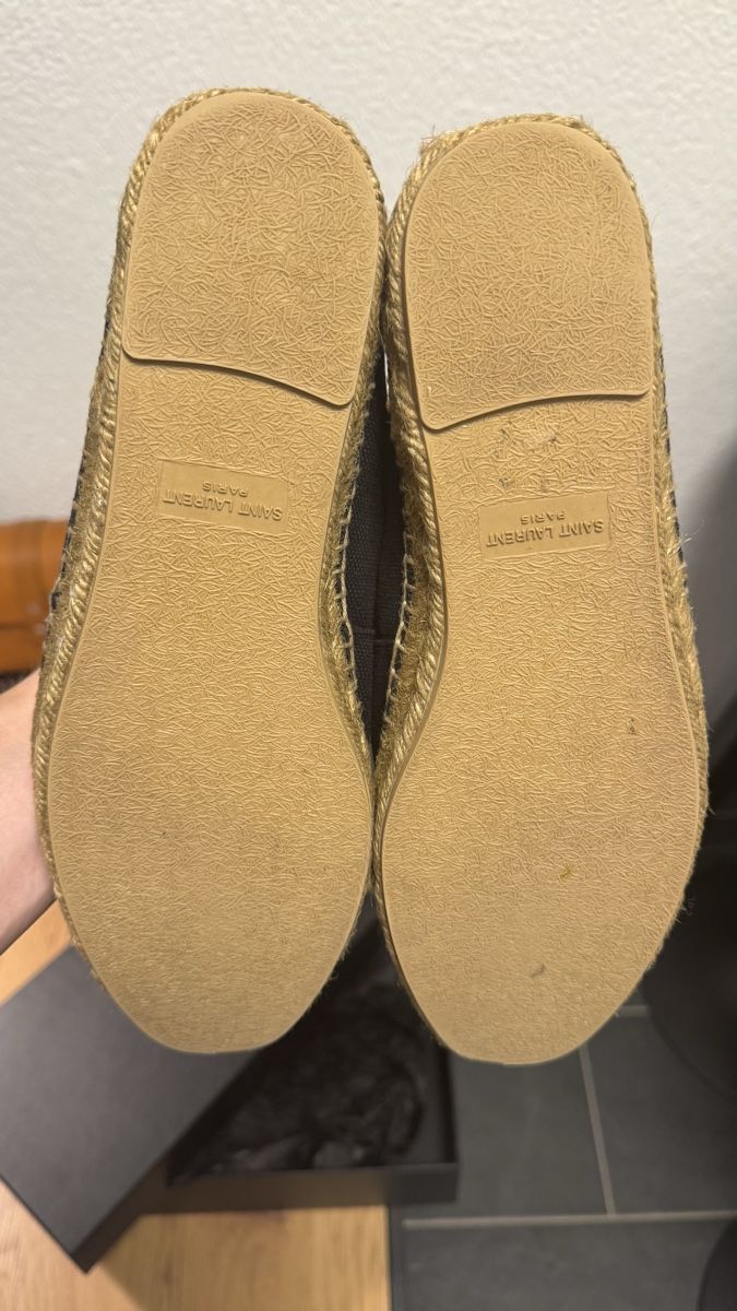 Saint Laurent Scarpe da uomo: Saint Laurent Black Canvas Espadrilles - 44 1/2 – Usato da Brugg AG venduto da GiovanniVercetti 3