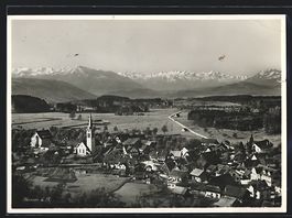 Hausen am Albis, Blick über den Ort mit