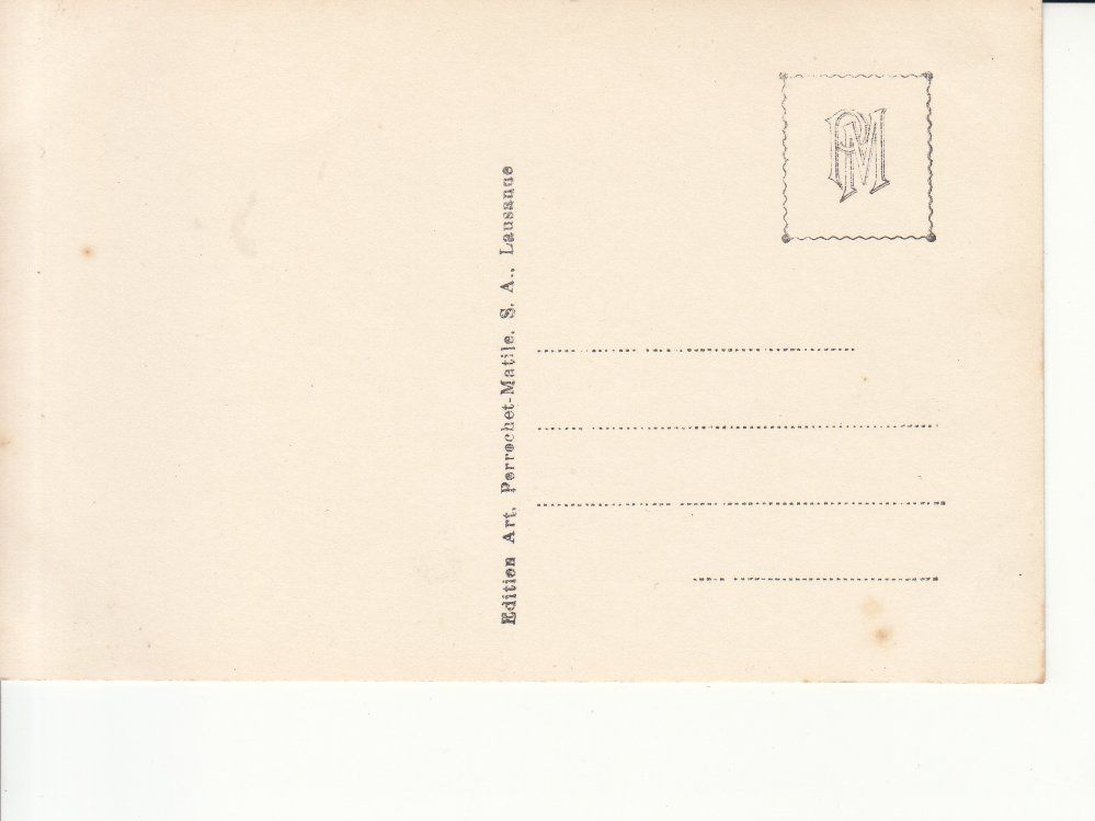 Cartoline postali: Lausanne Les Mousquines ca. 1940 – Usato da Bürglen TG venduto da StampGraf 1