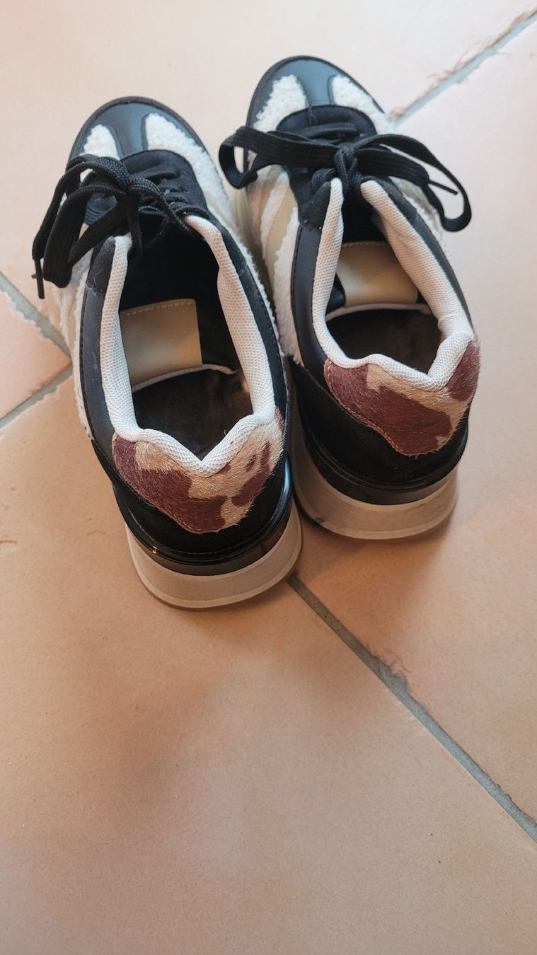 Scarpe da donna: Basket noir beige leopard 39 – Nuovo (secondo la descrizione) da Echallens venduto da frimousse2008 2