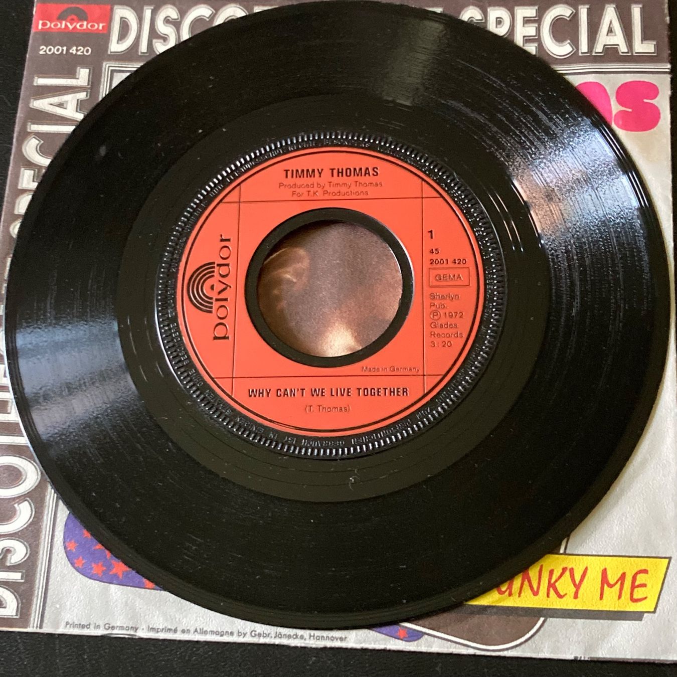 Schallplatten: Timmy Thomas - Why Can't We Live Together, 7" – Gebraucht aus Bern von Ntsamina 1