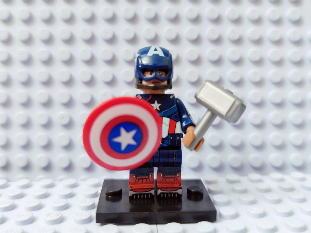 Marvel Captain America mit Shield figuren zum Lego (Neu (gemäss ...