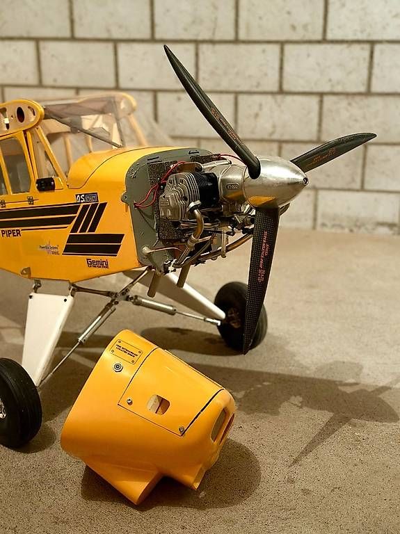 Modellflugzeug - Piper Super Cub - Viertaktmotor (Neu und ...