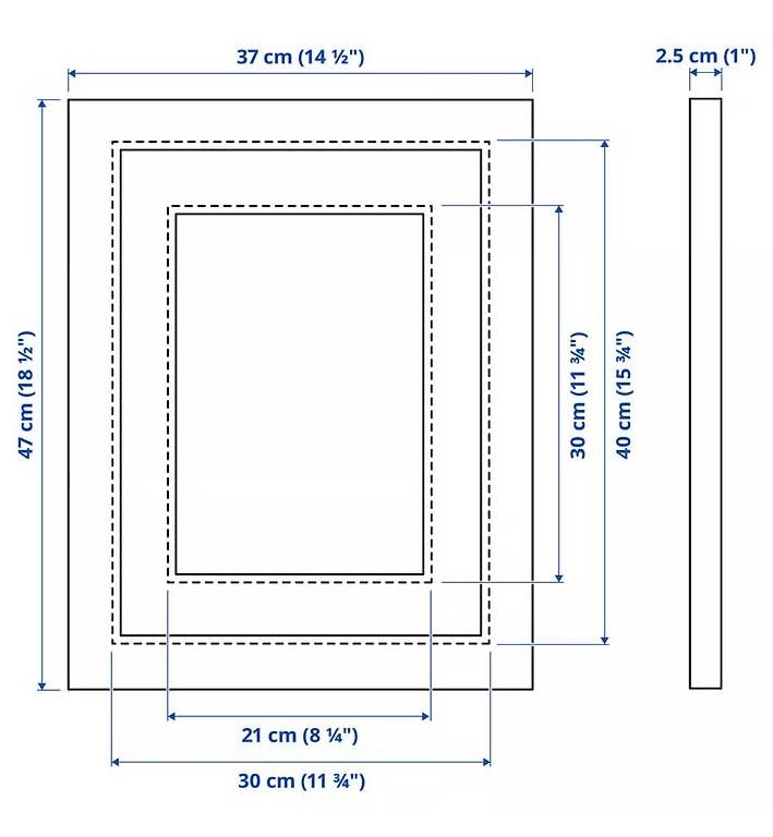 Cornici: IKEA Bilderrahmen Edsbruck 30x40cm – Usato da Brügg BE venduto da scintilla 1
