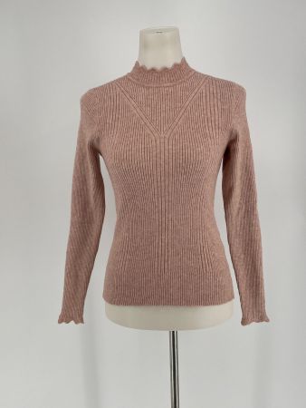 Pullover gerippt, rosa, Gr. M/L Only