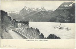 Axenstrasse, Bahnübergang beim Ort