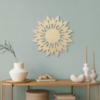 Holzdeko Pappel Sonnenflammen Ø 65cm (neu, UVP 108.00 Fr.)