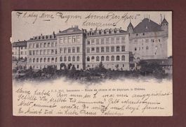 LAUSANNE - Ecole de Chimie et Château - 1906