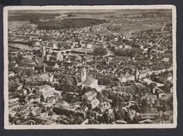 Solothurn   -   Fliegeraufnahme alte Ansichtskarte 1942