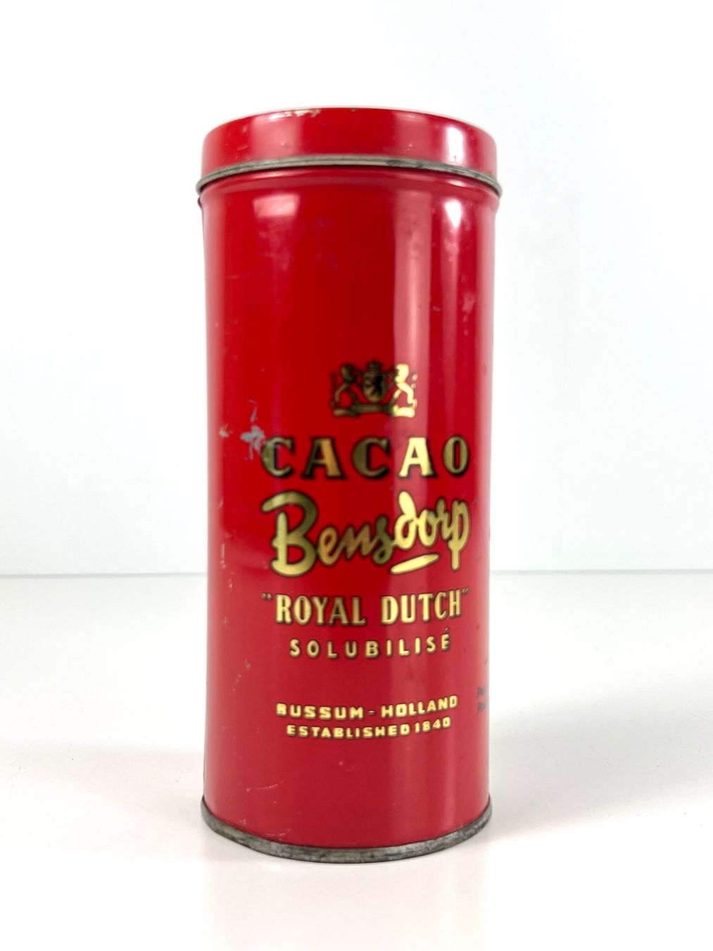 Dosen: Blechdose BENSDORP CACAO, Genua 1985 – Gebraucht aus Zürich von Arche_Brockenhaus