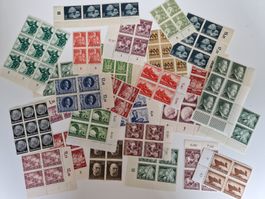 Deutsches Reich Briefmarken Viererblock Lot ab 1Fr!!!!