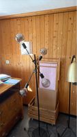 Micasa Stehlampe schwarz mit vier Leuchtmitteln neu