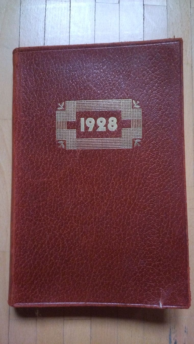 Bücher: Ancien agenda 1928, Vierge – Gebraucht aus Farvagny-le-Grand von LaCaverne