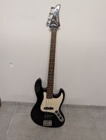 E-Bass Lignum schwarz 4-Saiter gebraucht guter Zustand
