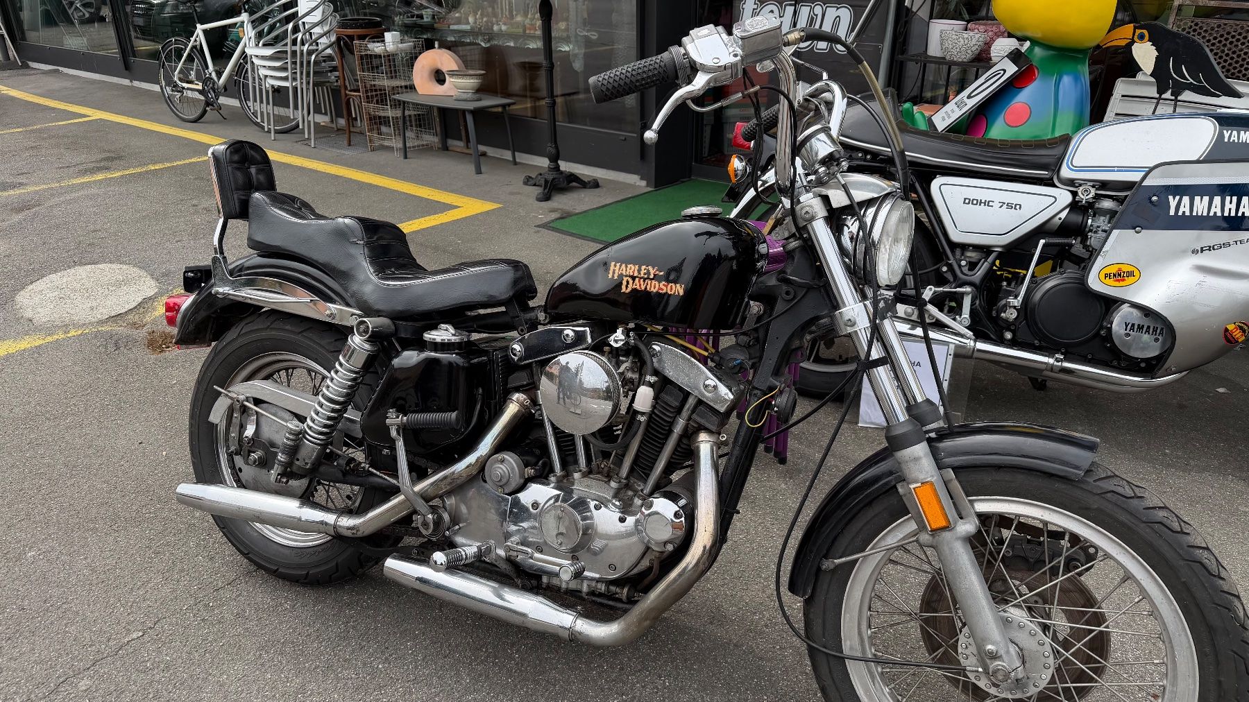 Harley-Davidson Chopper: Harley-Davidson, Ironhead 1974 – Usato da Wildegg venduto da otown-brocki