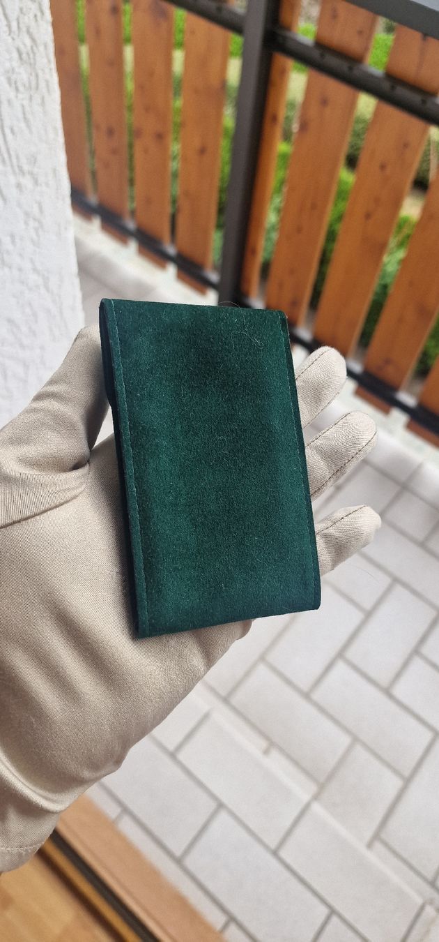 Uhrenboxen: Fourre de Service pour Montre Rolex Vert Feutré – Neu und originalverpackt aus Vernier von dyl_8v8k 1