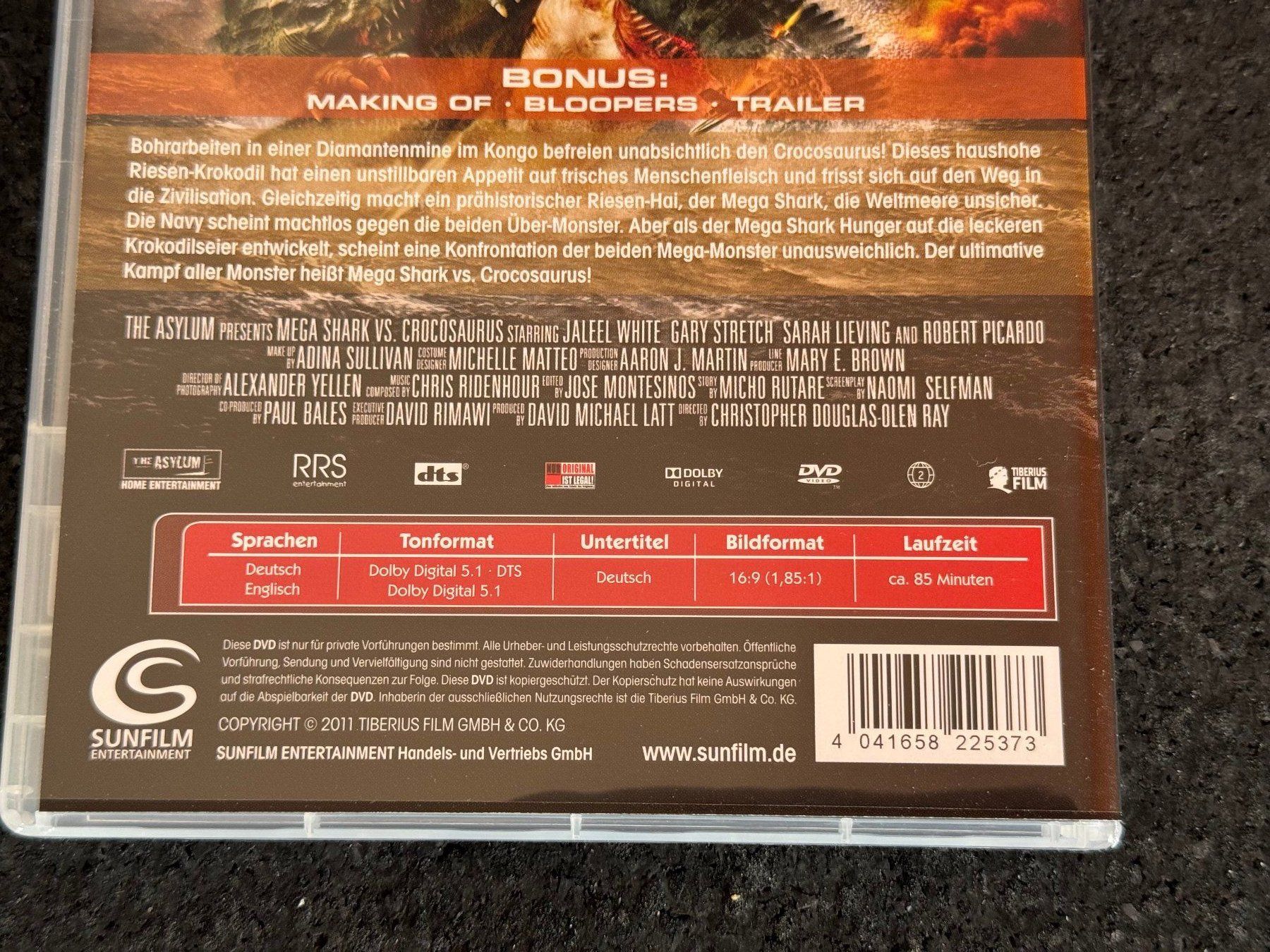 Tutti i DVDs: Mega Shark gegen Crocosaurus DVD DE/EN – Usato da Fribourg venduto da tschjoly 3