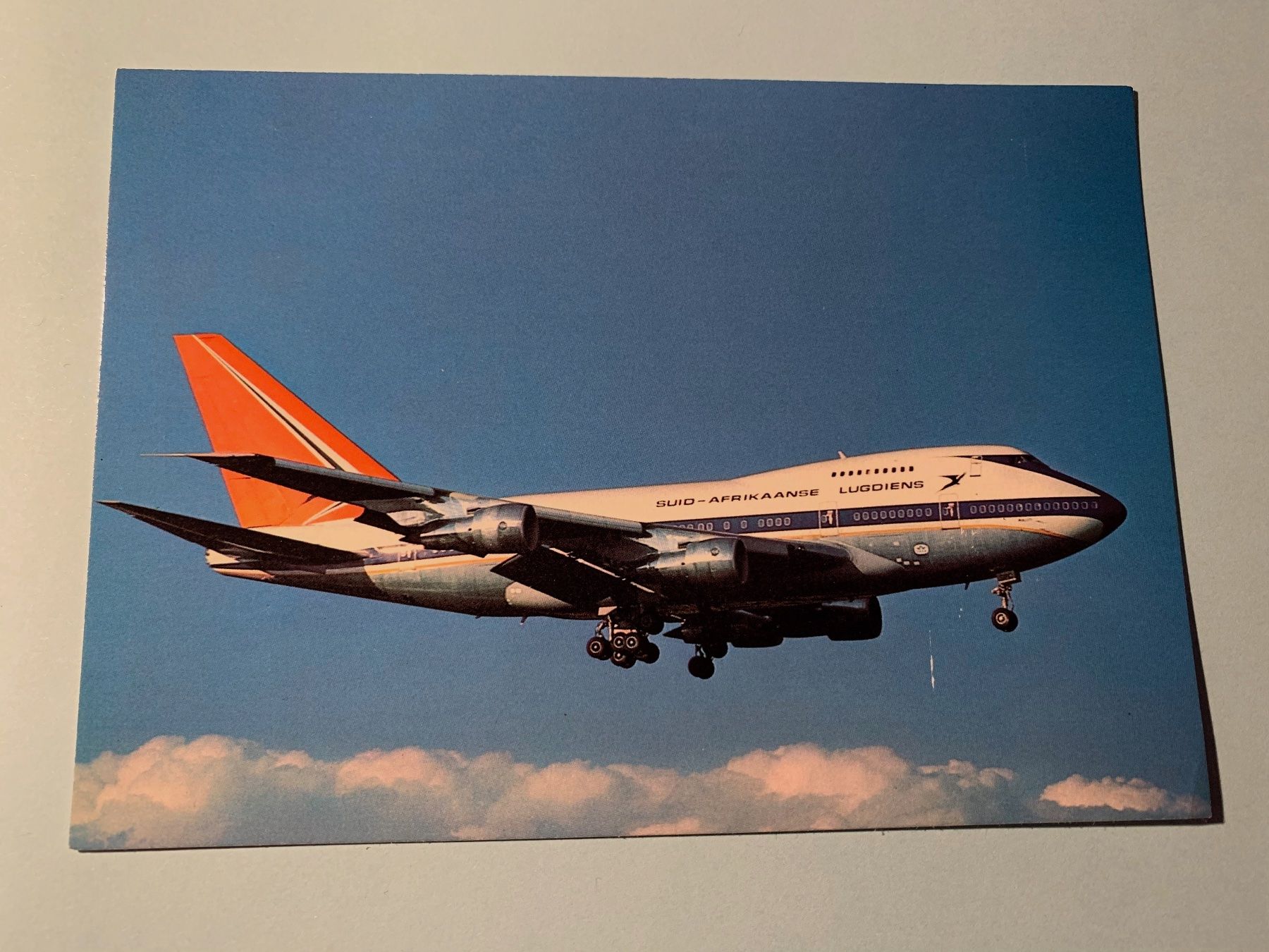 Ansichtskarten: Postkarte (Ansichtskarte) Boeing 747SP-44 – Gebraucht aus Eschlikon TG von ArtRec