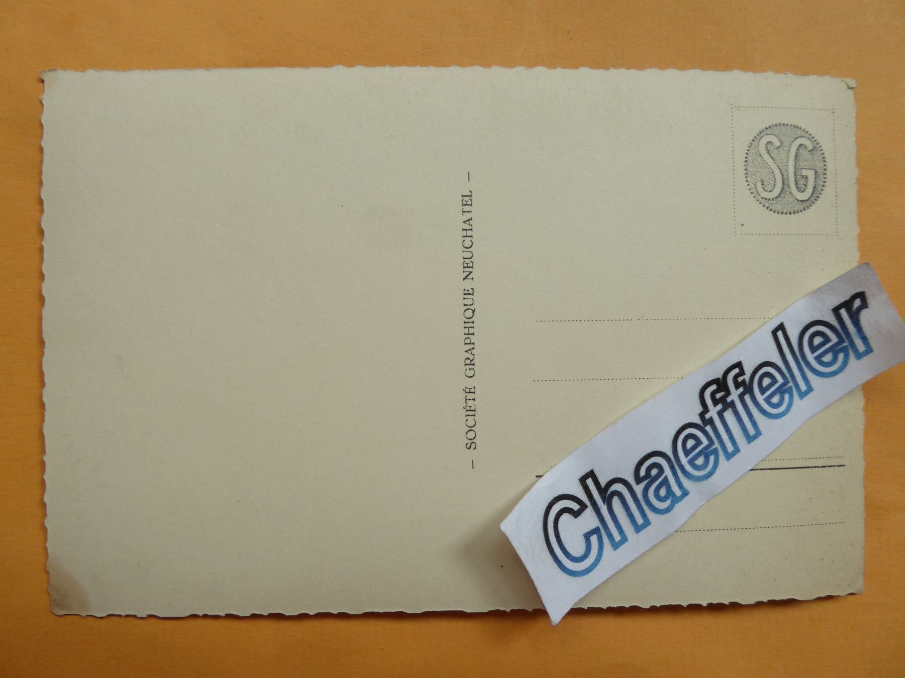 Cartoline postali: 2004 Gorges de l'Areuse – Nuovo (secondo la descrizione) da Zürich venduto da Chaeffeler 1