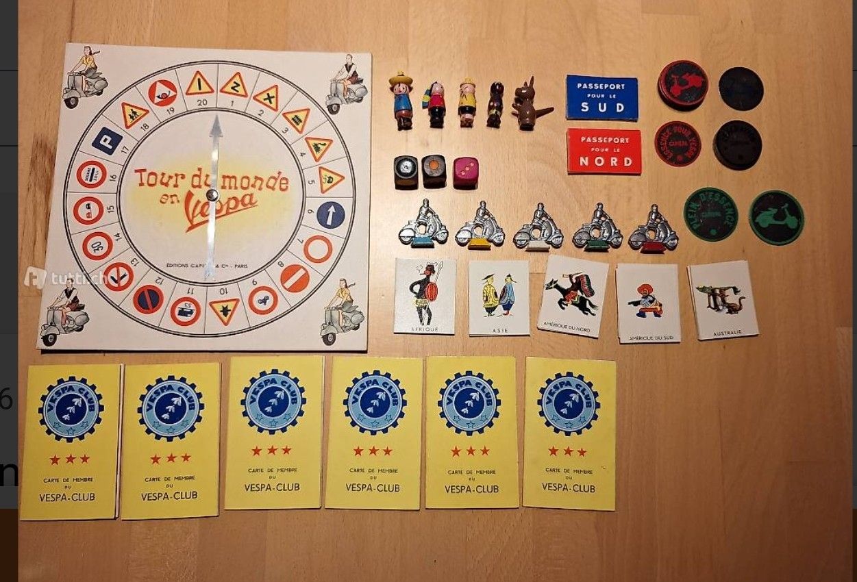 Giochi: Tour du monde en Vespa – Usato da Heiden venduto da Trulli77 1