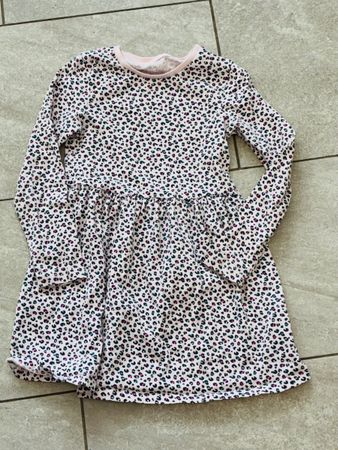 M&S Kleid langarm Leopardenmuster Grösse 6-7 Jahre