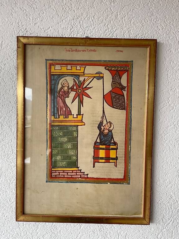 Foto & Immagini: 8 gerahmte Bilder  mittelalterliche Miniaturen Codex-Stil – Usato da Belpberg venduto da groovecat 3